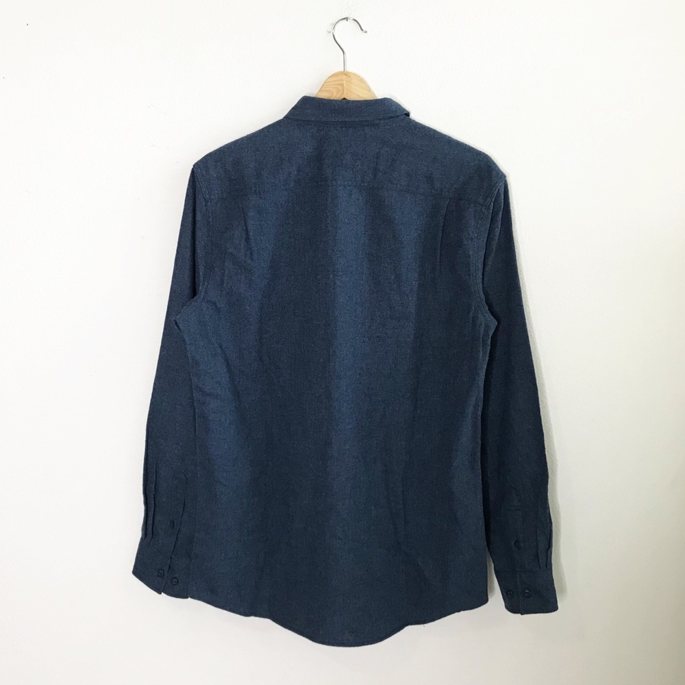NWT Weatherproof Men’s Blue Soft Flannel Shirt - Picture 4 of 7